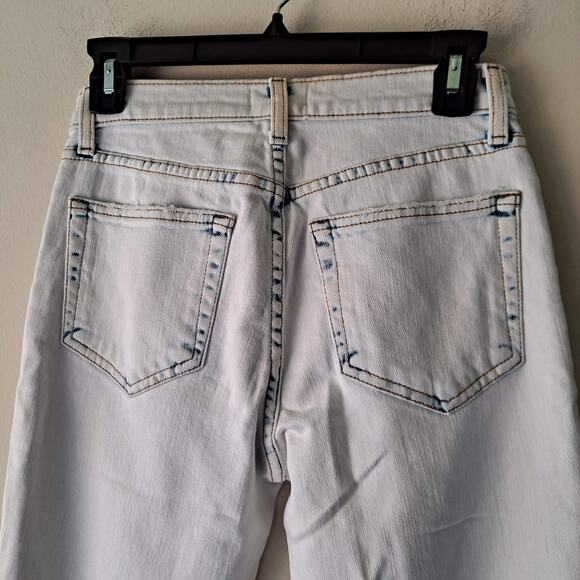 L'Agence Margot High Rise Acid Wash Distruct/Distressed Jeans - Size 25 (NWT) - Picture 8 of 10